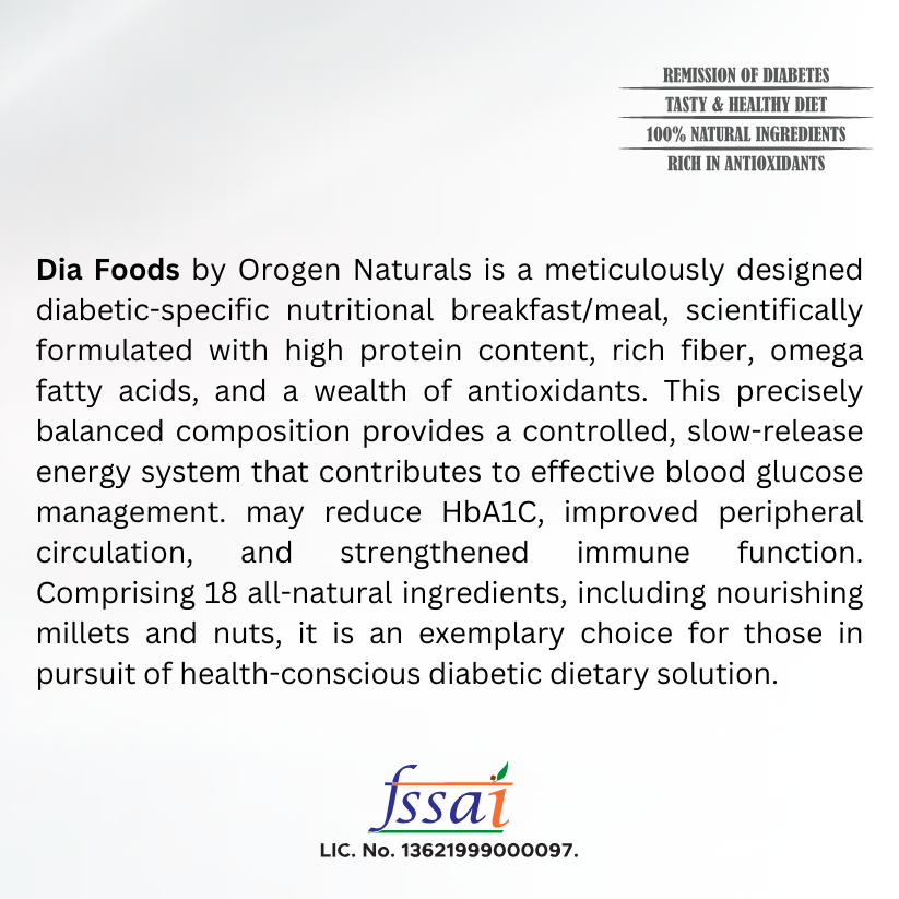 about HbA1C and Dia food role